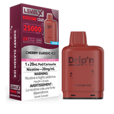 LEVEL X G2 CHERRY CLASSIC ICE BOOST DRIP'N PODS - INTENSE FLAVOUR, MISTER VAPOR